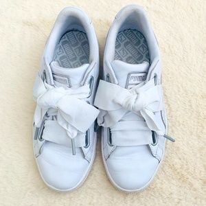 Puma Basket Heart Women Sneakers White